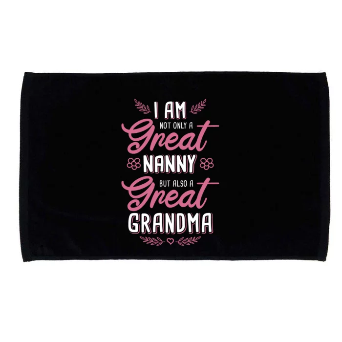 Nanny Aupair Grandma Sitter Gift Microfiber Hand Towel