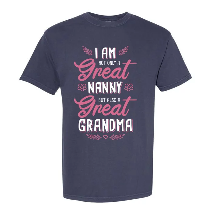 Nanny Aupair Grandma Sitter Gift Garment-Dyed Heavyweight T-Shirt