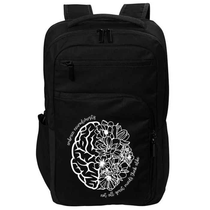 Not All Great Minds Think Alike Autism Awareness Impact Tech Backpack