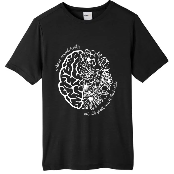 Not All Great Minds Think Alike Autism Awareness ChromaSoft Performance T-Shirt