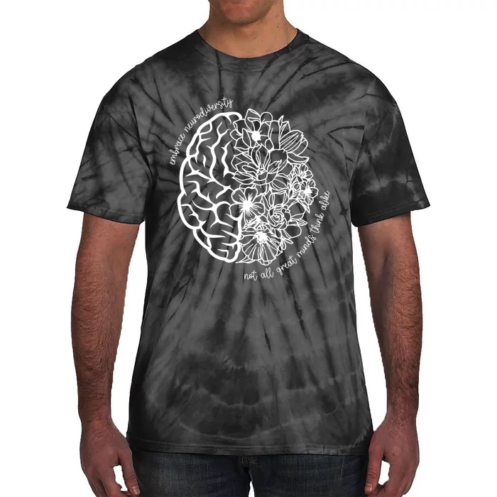 Not All Great Minds Think Alike Autism Awareness Tie-Dye T-Shirt