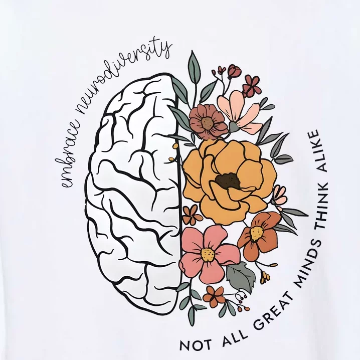 Not All Great Minds Think Alike Tumbler Autism Awareness Garment-Dyed Sweatshirt