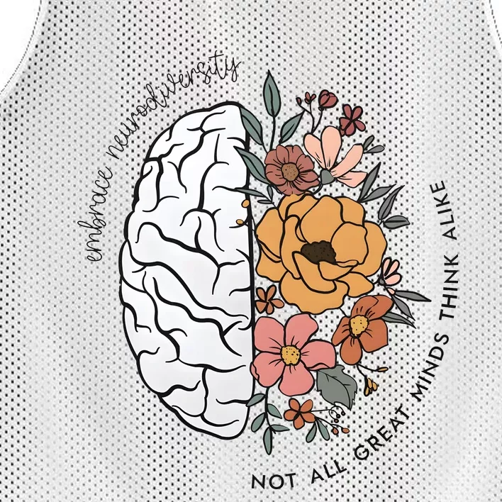 Not All Great Minds Think Alike Tumbler Autism Awareness Mesh Reversible Basketball Jersey Tank