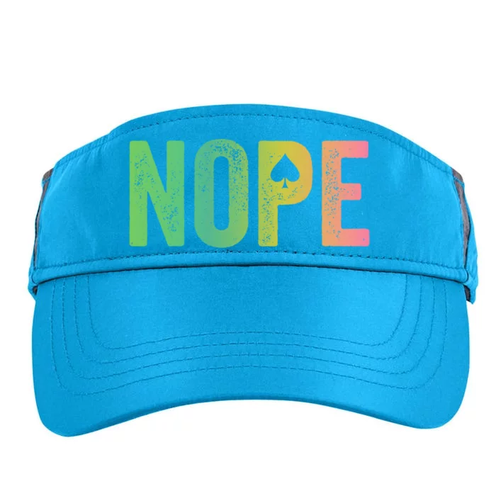 Nope Asexual Gift Adult Drive Performance Visor