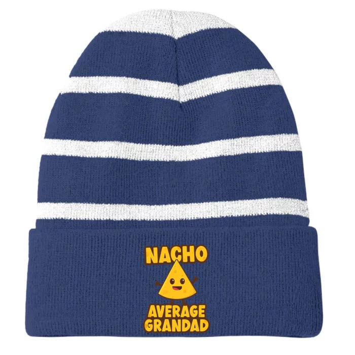 Nacho average Grandad Striped Beanie with Solid Band