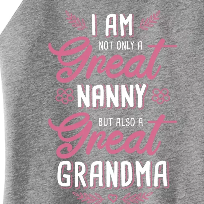 Nanny Aupair Grandma Sitter Great Gift Women’s Perfect Tri Rocker Tank