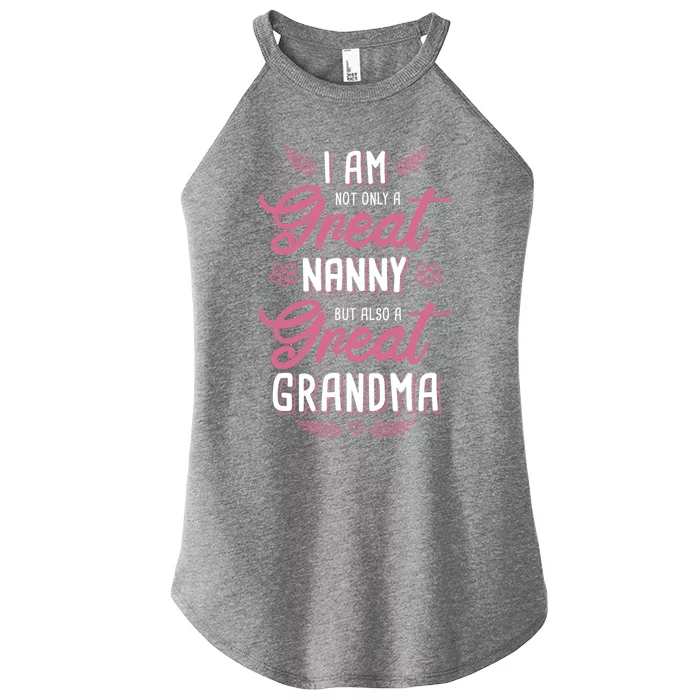 Nanny Aupair Grandma Sitter Great Gift Women’s Perfect Tri Rocker Tank