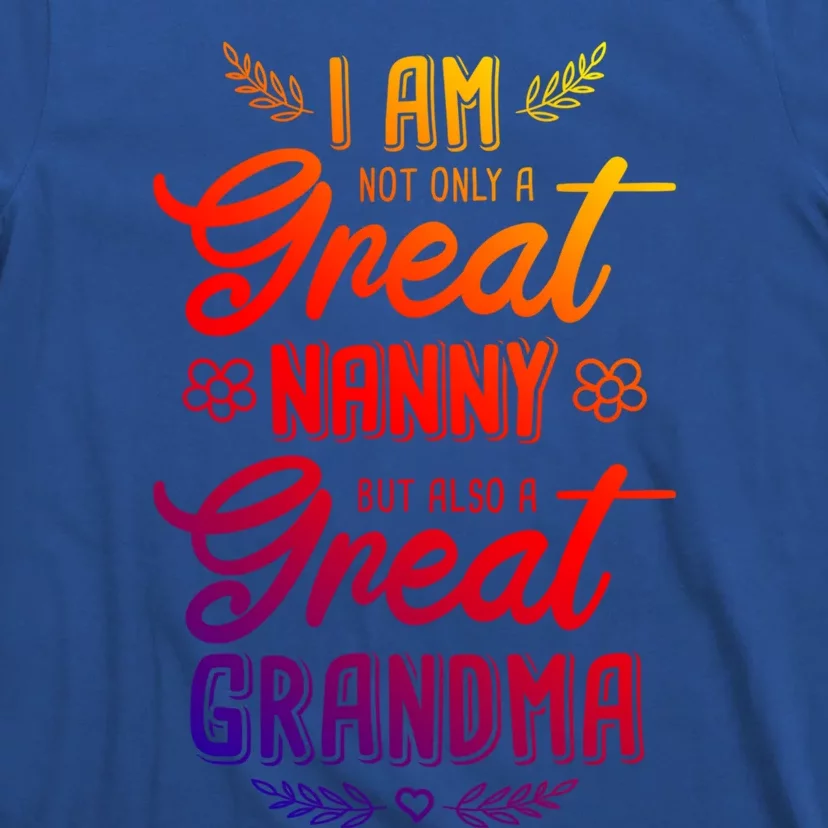 Nanny Aupair Grandma Sitter Cute Gift T-Shirt