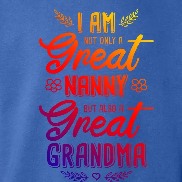 Nanny Aupair Grandma Sitter Cute Gift Toddler Hoodie