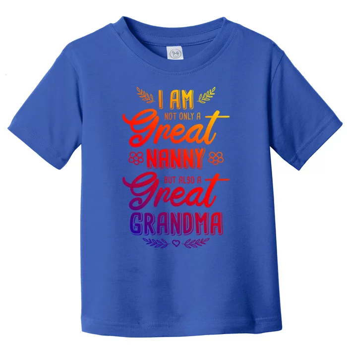 Nanny Aupair Grandma Sitter Cute Gift Toddler T-Shirt