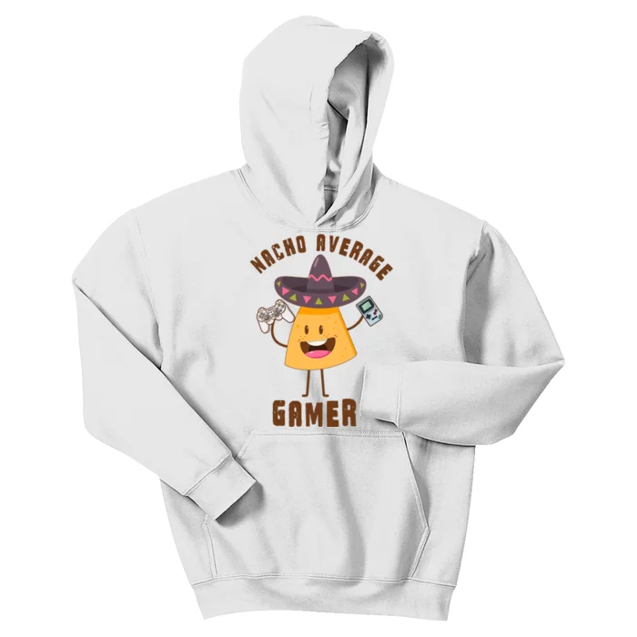 NACHO AVERAGE GAMER FUNNY GAMING MEME Kids Hoodie