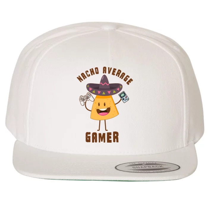 NACHO AVERAGE GAMER FUNNY GAMING MEME Wool Snapback Cap