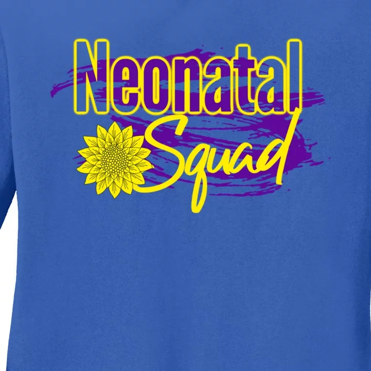 Nurse Appreciation Great Gift Neonatal Squad Rn Lpn Cute Gift Ladies Long Sleeve Shirt