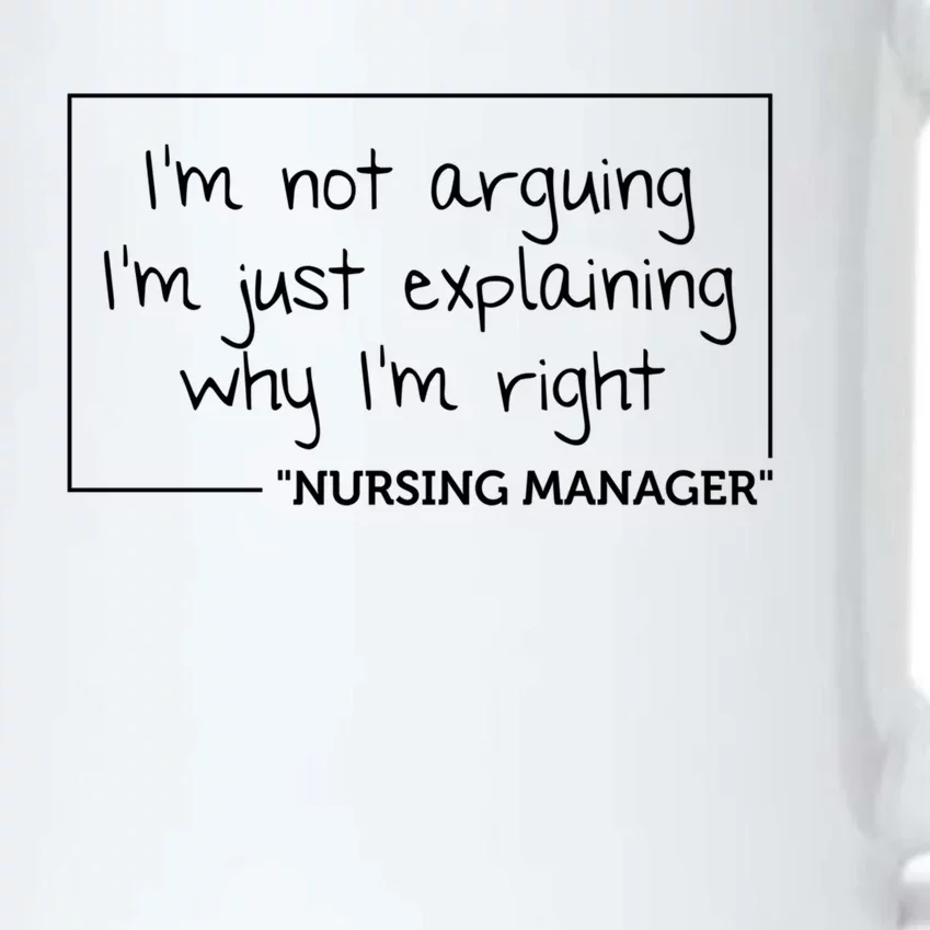 Nursing Ager Gift Funny Job Title Profession Birthday Gift Black Color Changing Mug