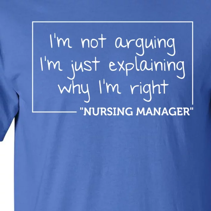 Nursing Ager Gift Funny Job Title Profession Birthday Gift Tall T-Shirt