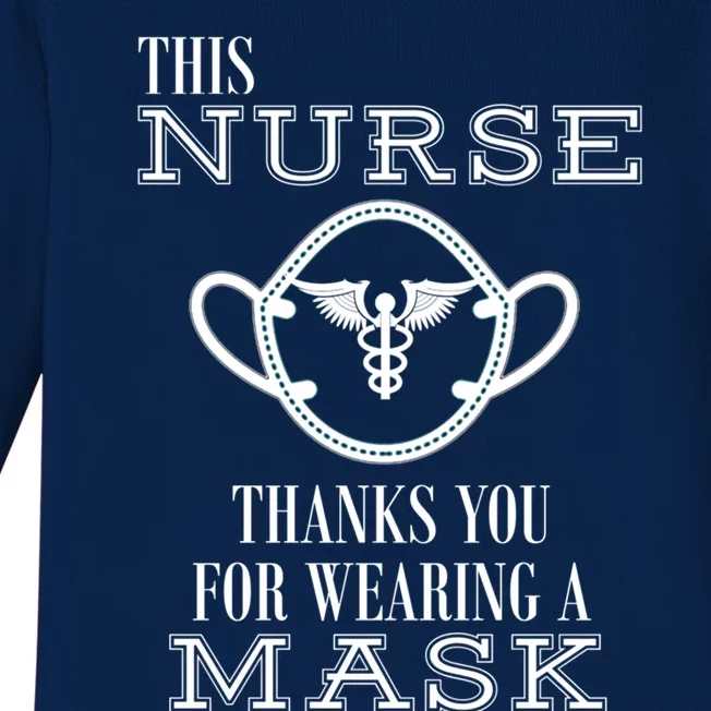 Nurses Are Heroes Gift Baby Long Sleeve Bodysuit