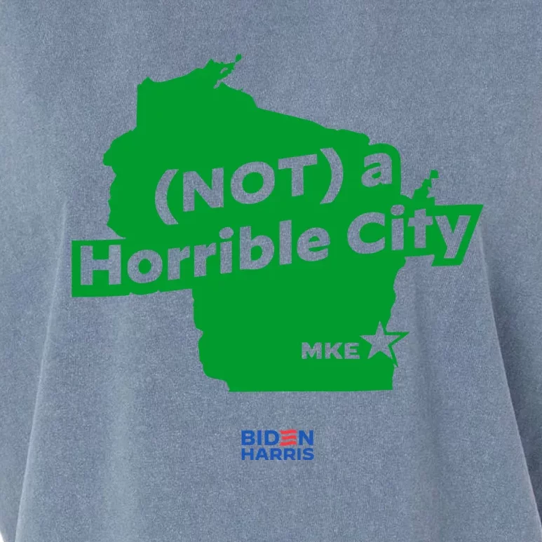 Not A Horrible City Mike Garment-Dyed Women's Muscle Tee