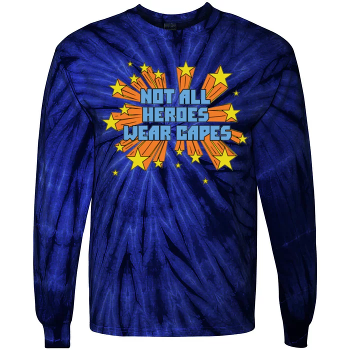 Not All Heroes Wear Capes Homage Dr. Amy Acton Tie-Dye Long Sleeve Shirt