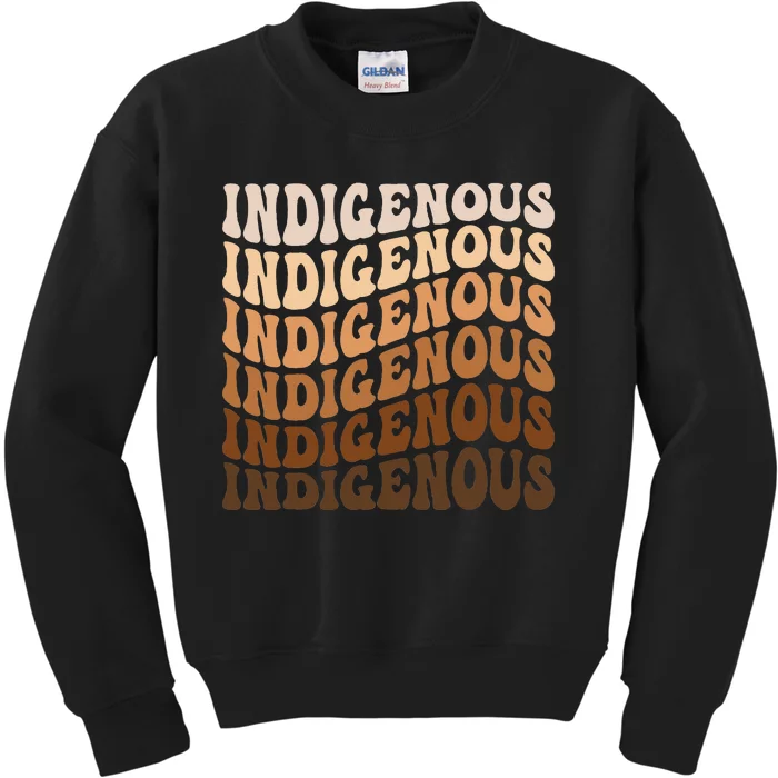 Native American Heritage American Indian Indigenous Kids Sweatshirt