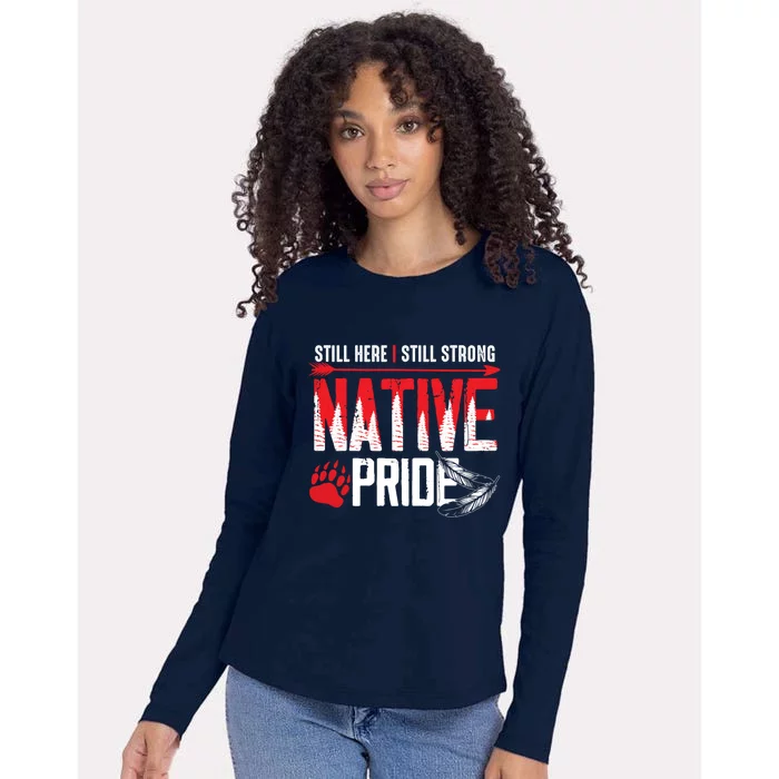 Native American Heritage Indigenous Pride Native American Womens Cotton Relaxed Long Sleeve T-Shirt