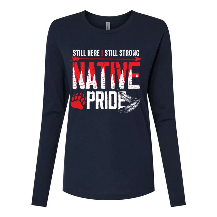 Native American Heritage Indigenous Pride Native American Womens Cotton Relaxed Long Sleeve T-Shirt