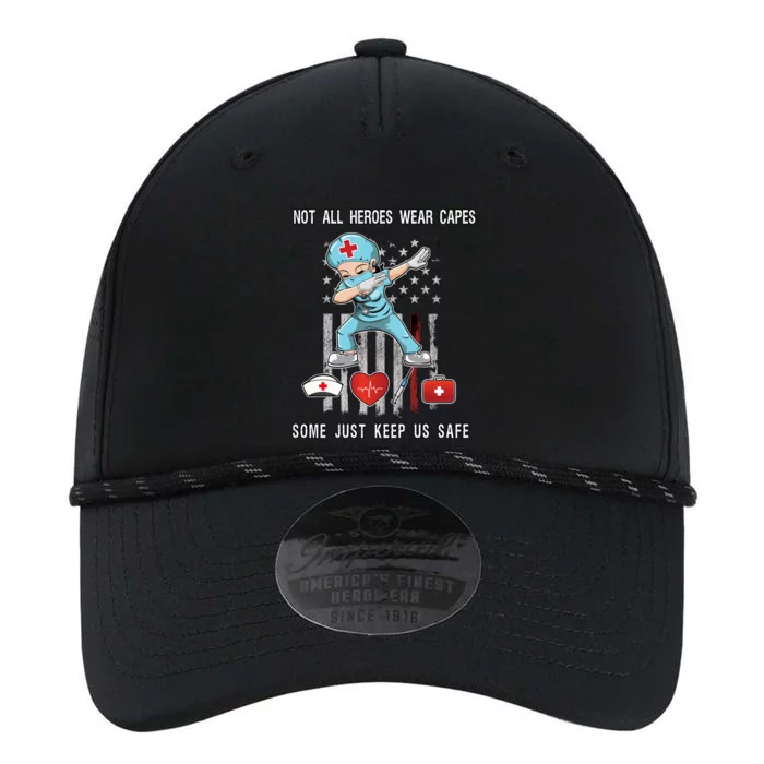 Not All Heroes Wear Capes Some Just Scrubs Wear Nurse Emt Great Gift Performance The Dyno Cap