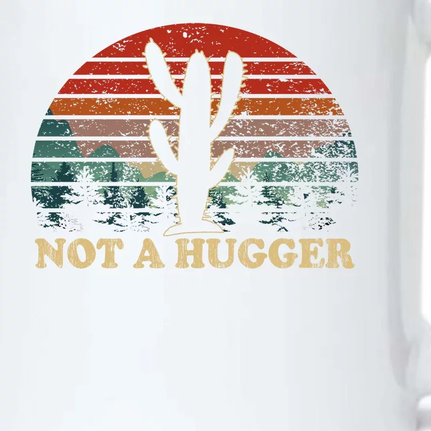 Not A Hugger Black Color Changing Mug