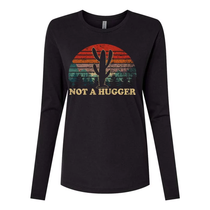 Not A Hugger Womens Cotton Relaxed Long Sleeve T-Shirt