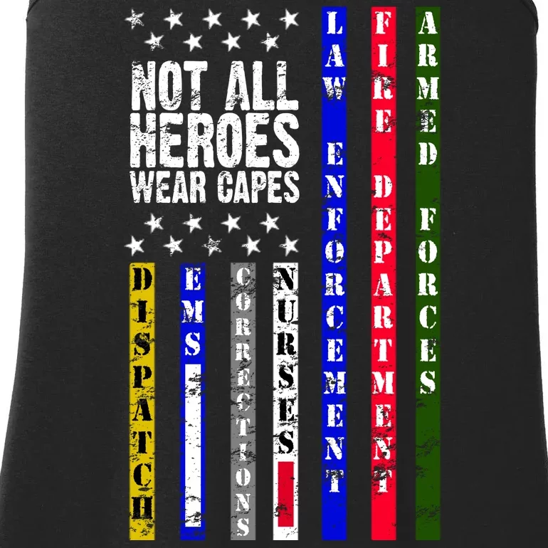 Not All Heroes Wear Capes Tribute Limited Edition Ladies Essential Tank