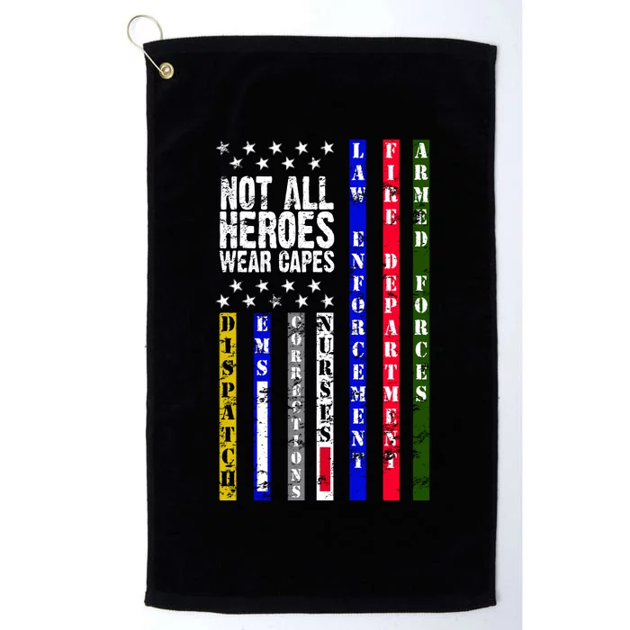 Not All Heroes Wear Capes Tribute Limited Edition Platinum Collection Golf Towel