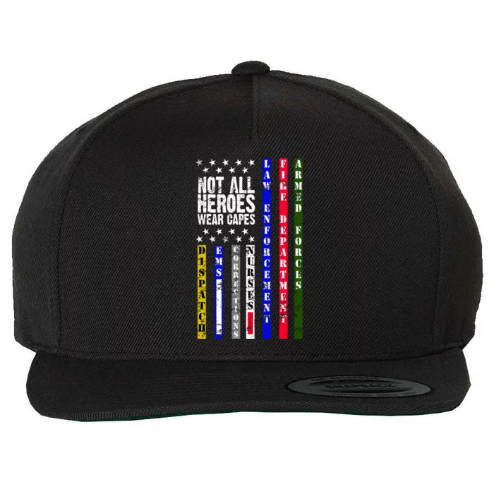 Not All Heroes Wear Capes Tribute Limited Edition Wool Snapback Cap