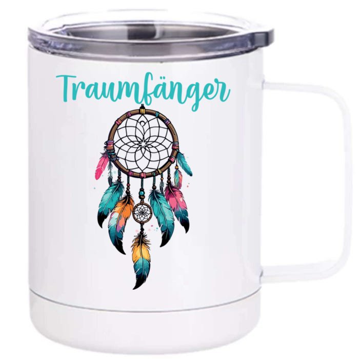 Native American Indian Dreamcatcher Gifts Front & Back 12oz Stainless Steel Tumbler Cup