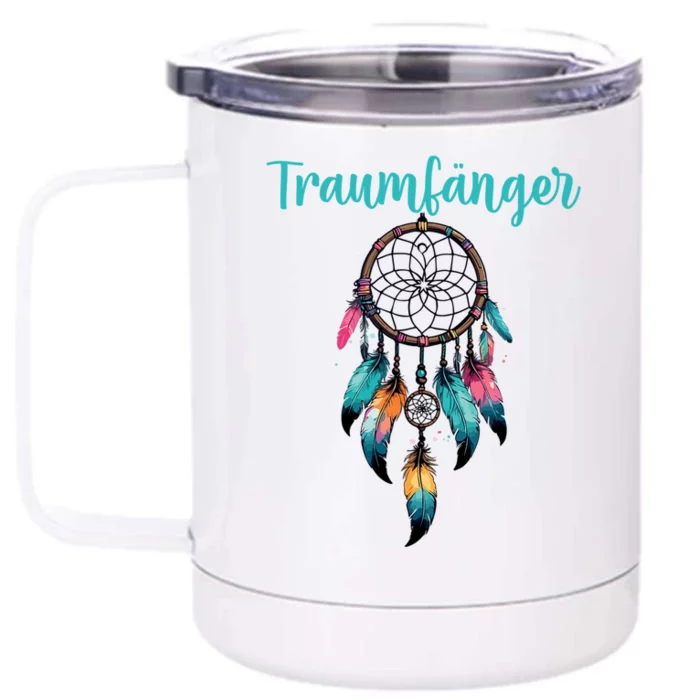 Native American Indian Dreamcatcher Gifts Front & Back 12oz Stainless Steel Tumbler Cup