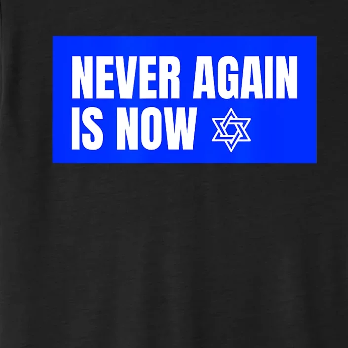 Never Again Is Now Jewish Israel Pride Am Yisrael Chai ChromaSoft Performance T-Shirt