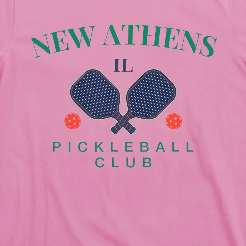 New Athens Il Pickleball Club For Paddle Players T-Shirt