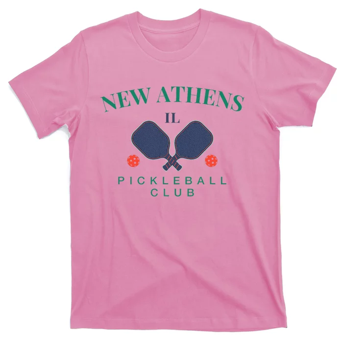 New Athens Il Pickleball Club For Paddle Players T-Shirt