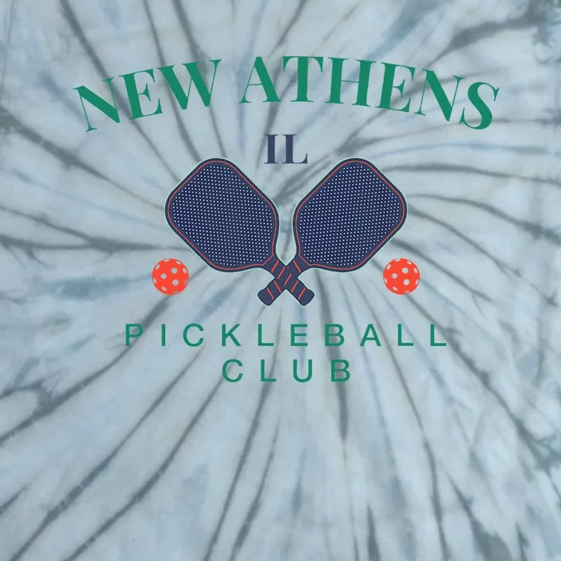 New Athens Il Pickleball Club For Paddle Players Tie-Dye T-Shirt