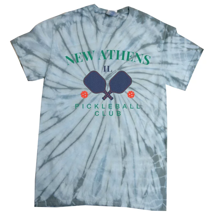 New Athens Il Pickleball Club For Paddle Players Tie-Dye T-Shirt