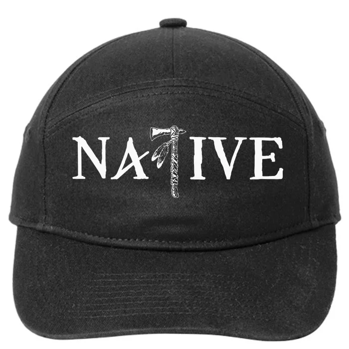 Native American Indian Day Pride Indigenous Cherokee 7-Panel Snapback Hat