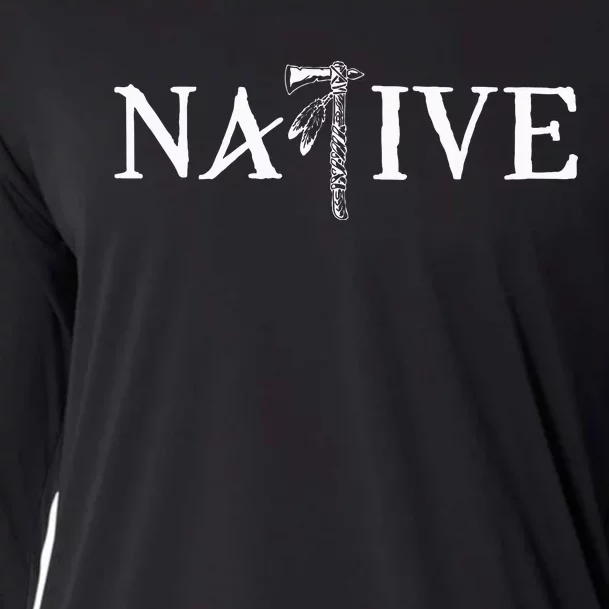 Native American Indian Day Pride Indigenous Cherokee Cooling Performance Long Sleeve Crew