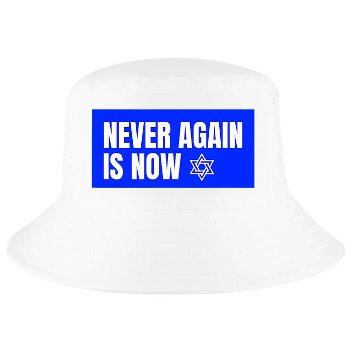 Never Again Is Now Jewish Israel Pride Am Yisrael Chai Cool Comfort Performance Bucket Hat