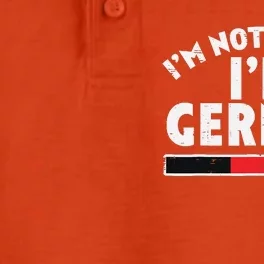 Not Angry Im German Flag Funny Oktoberfest Dry Zone Grid Performance Polo