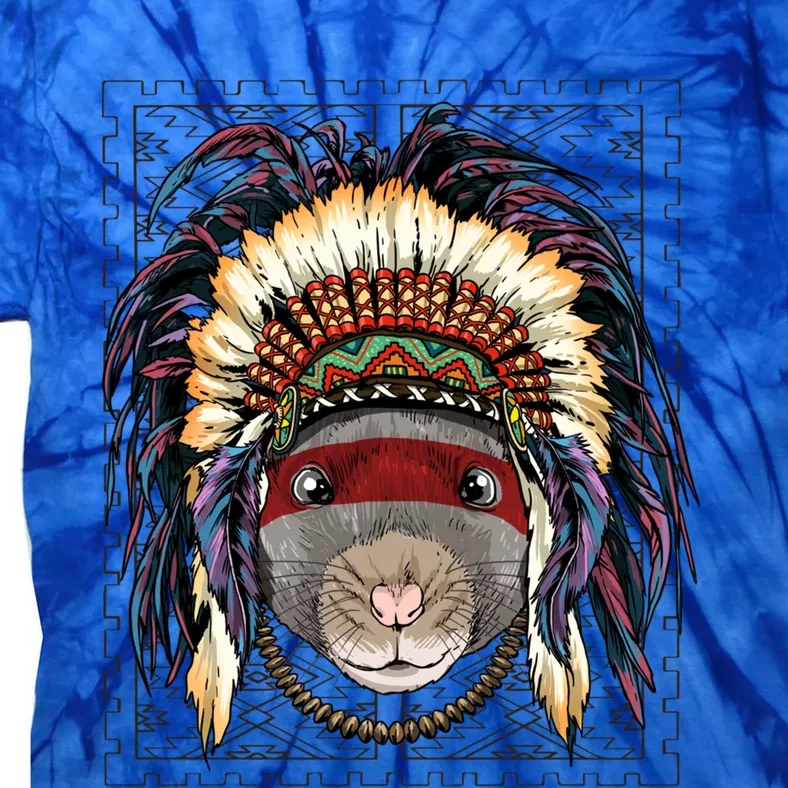 Native American Indian Rat Mouse Indigenous Peoples Day Gift Tie-Dye T-Shirt