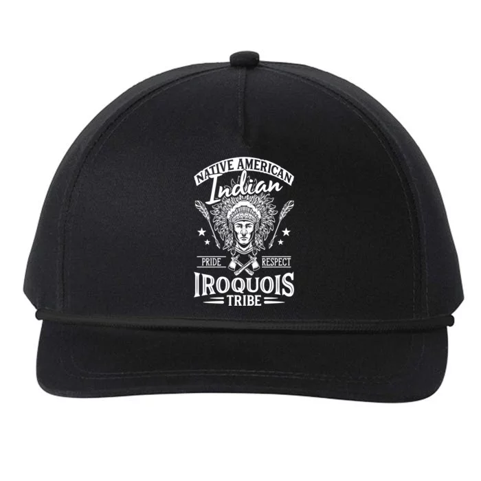 Native American Indian Pride Respect Iroquois Tribe Iroquois Gift Snapback Five-Panel Rope Hat