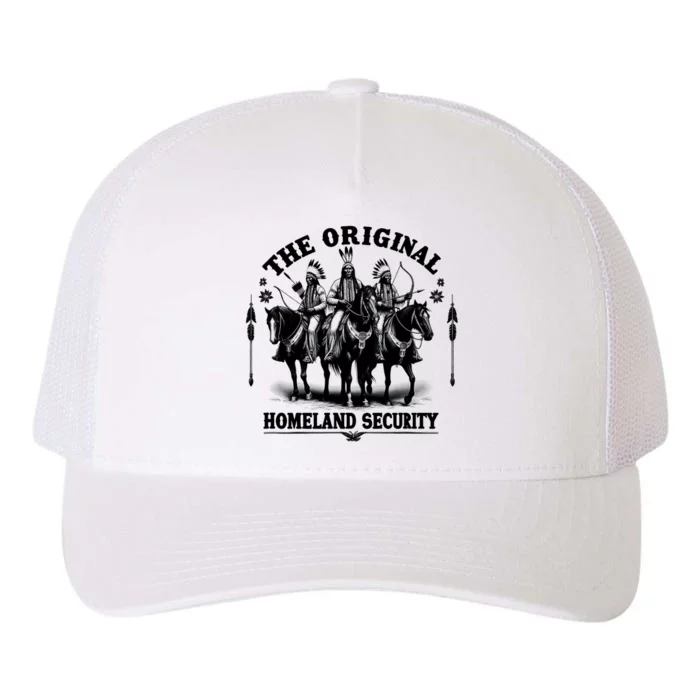 Native American Indian Heritage Original Homeland Security Yupoong Adult 5-Panel Trucker Hat