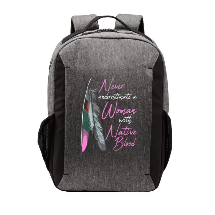 Native American Indian A Woman With Native Blood Vector Backpack