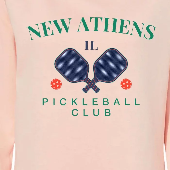 New Athens Il Pickleball Club For Paddle Players Womens California Wash Sweatshirt