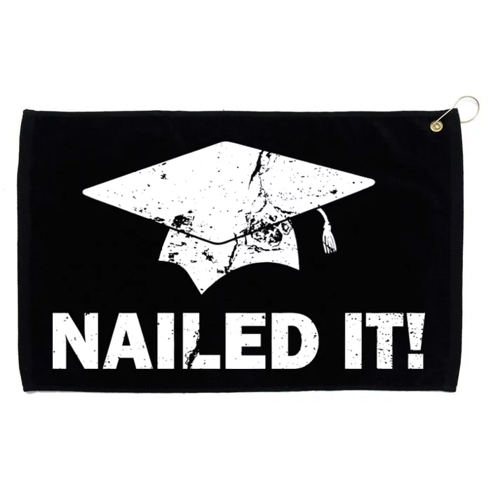 Nailed It Funny Graduation Grommeted Golf Towel