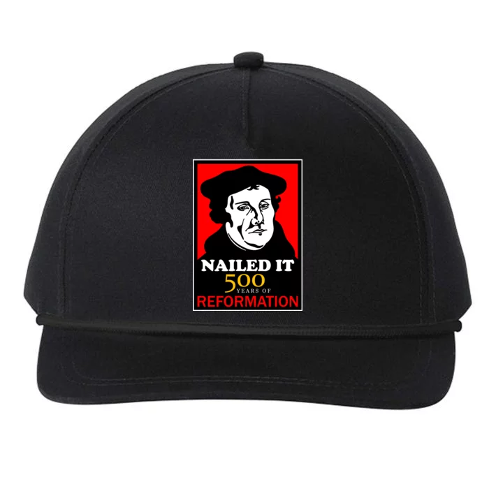 Nailed It Martin Luther 500 Years of Reformation Snapback Five-Panel Rope Hat