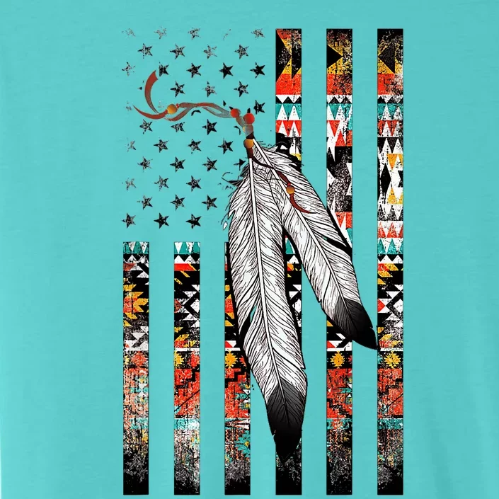 Native American Justice Day  Tribe Feather Flag ChromaSoft Performance T-Shirt